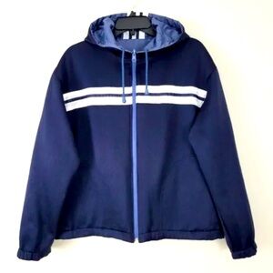 LAVON Reversible Two in One Men Hooded Jacket Size M